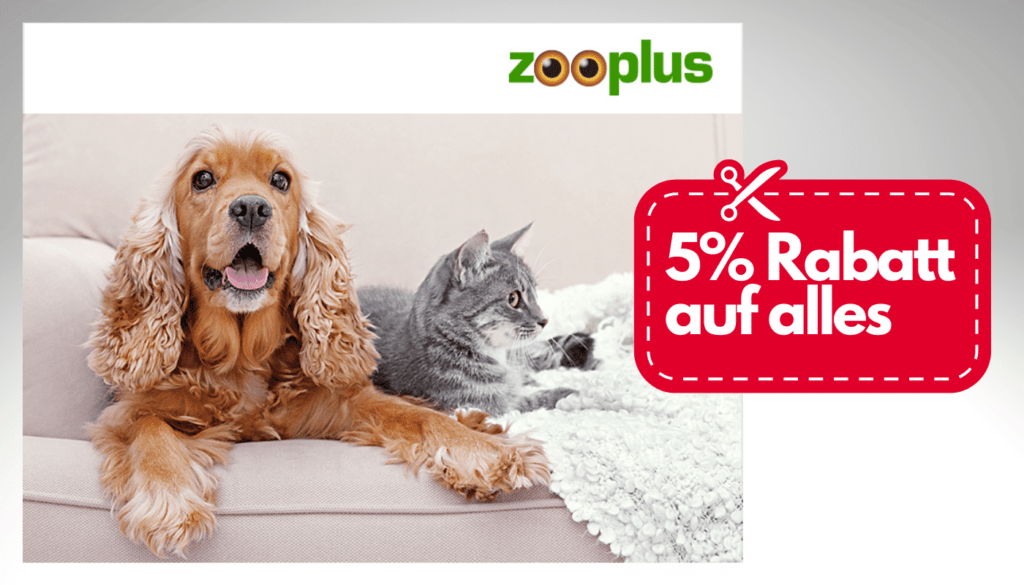 Zooplus 5% Gutschein