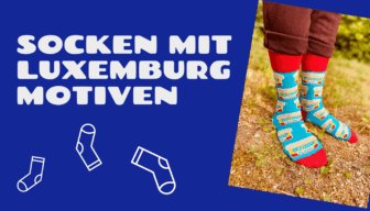 Socken mit Luxemburg Motiven