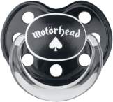 Babyschnuller mit Motorhead Logo