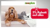 5% Rabatt auf alles bei Zooplus